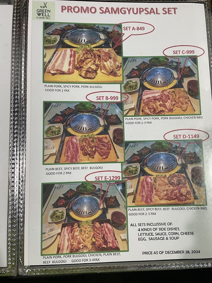 Menu Greenwell Korean Restaurant-1